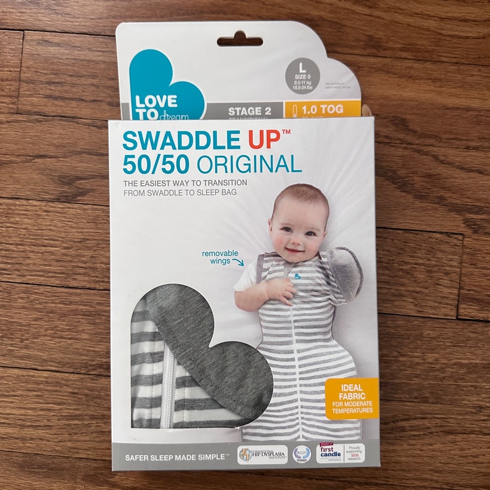 NWT Love to Dream transition swaddle